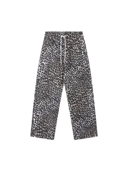 Spodnie 10days w panterkę bez fiszbin szare