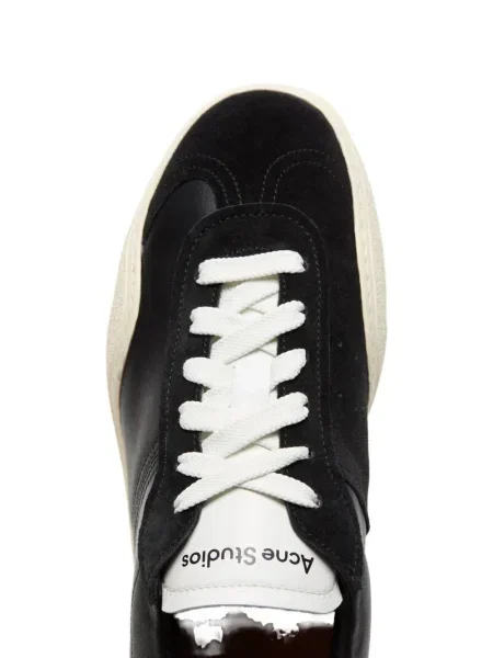 Tenisice Acne Studios s vezicama s čipkom crna