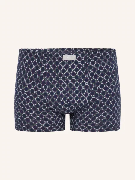 Mey Boxerky Řady Sleek Circles tmavě modrá / tmavě / khaki červená