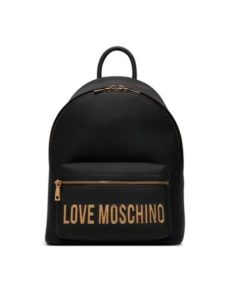 Plecak Love Moschino skórzany czarny