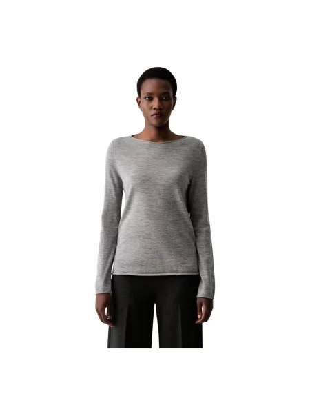 Marc O'Polo sweter wełniany szary