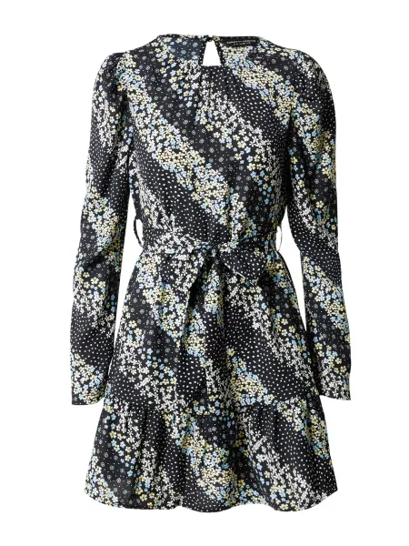 Dorothy Perkins Šaty světlemodrá / pastelově zelená / černá bílá