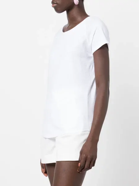 Tricou Closed cu decolteu rotund alb