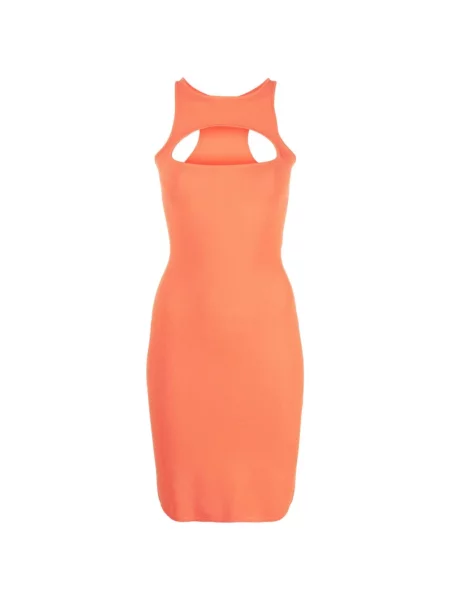 Sukienka Dsquared2 pomarańczowa