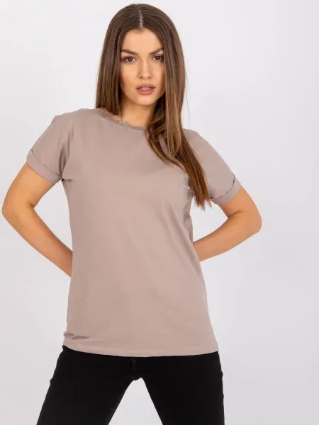 Bluză Fashionhunters bej