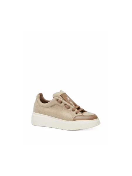Sneakersy Max Mara beżowe