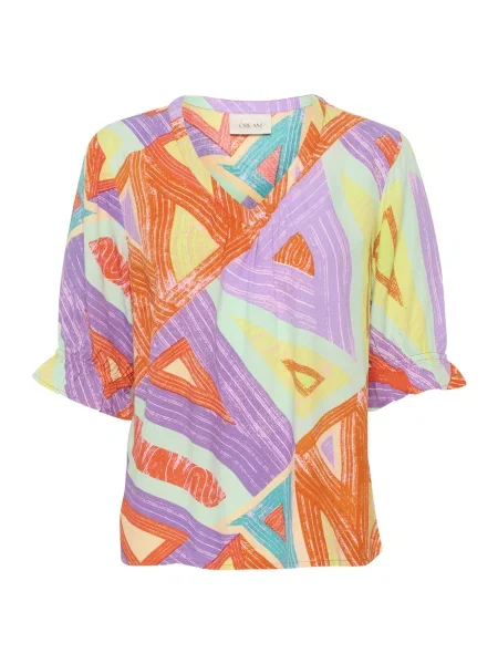 Cream Bluză Gia / galben / lila / portocaliu albastru