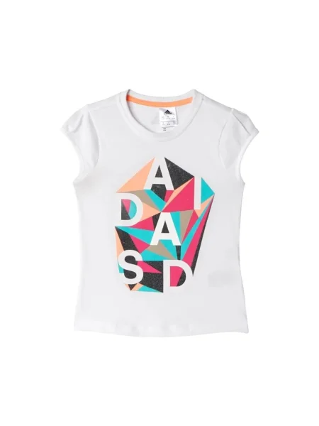 Tricou copii Adidas alb