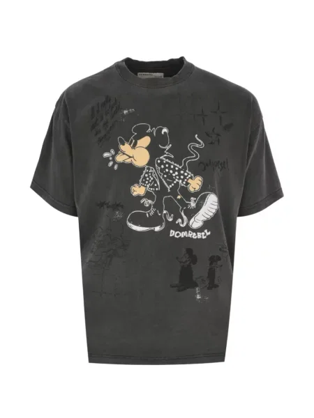 Tricou Domrebel cu imagine gri