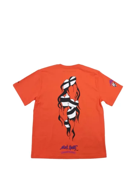 Marškinėliai Chrome Hearts oranžinė