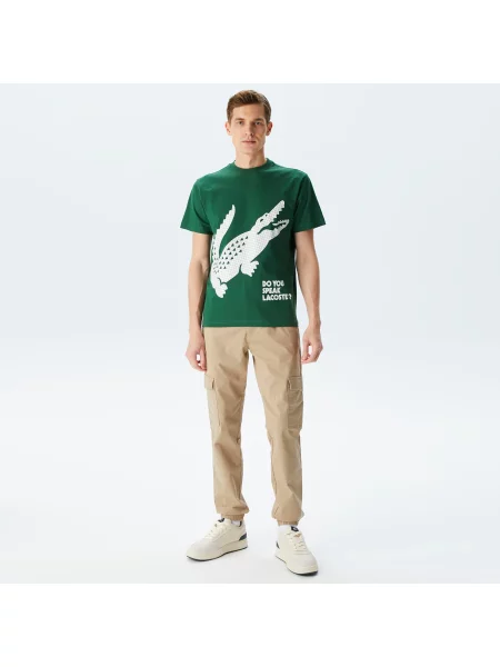 Футболка Lacoste зеленая