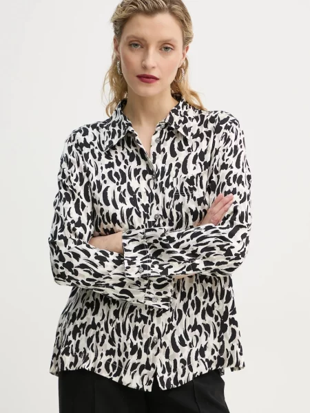 Marc O'Polo camasa femei cu guler clasic regular bej