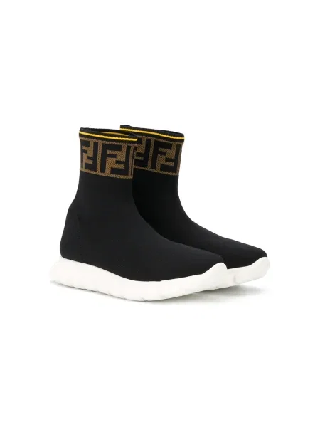 Sneakersy dziecięce Fendi czarne