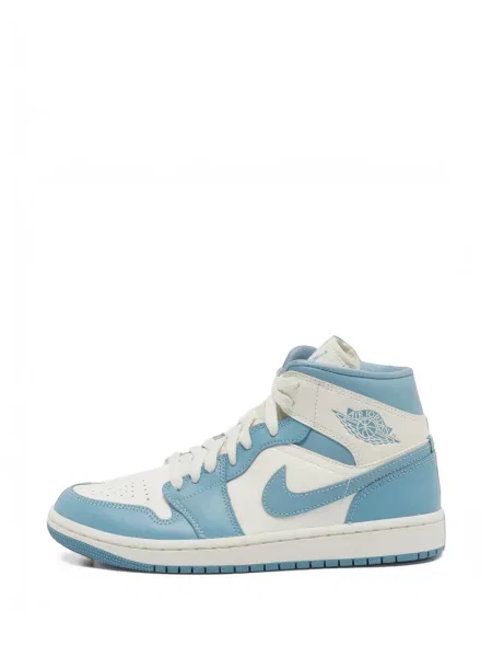 Sneakerși Jordan Air Jordan 1 cu șireturi din dantelă albastru
