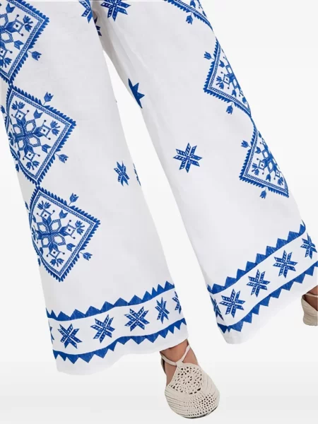 Talie elastică pantaloni Greek Archaic Kori alb