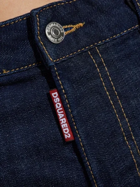 Blugi drepți Dsquared2 albastru