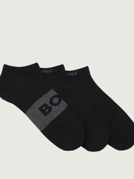 BOSS BLACK Șosete/tălpici 3 pack AS Logo CC negru