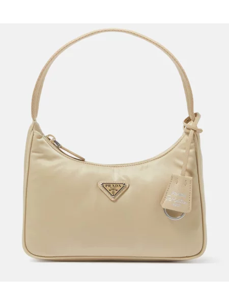 Mini kabelka Prada béžová