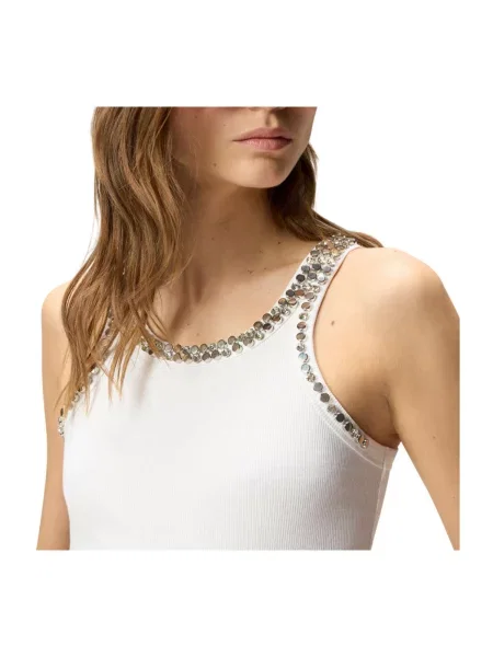 Top Pinko alb