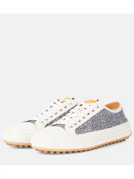 Sneakerși Tod's din piele alb