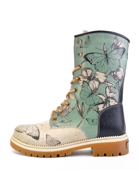 Goby Botine JNR bej / turcoaz negru