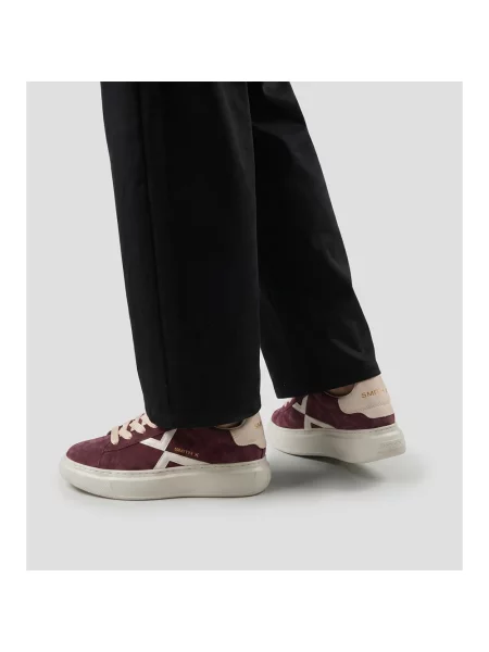 Sneakersy Alexander Smith zamszowe czerwone