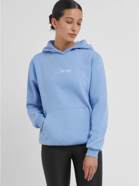 Суичър с качулка Mister Tee синьо