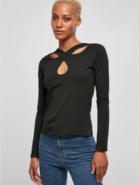 Koszulka Urban Classics z długim rękawem czarna