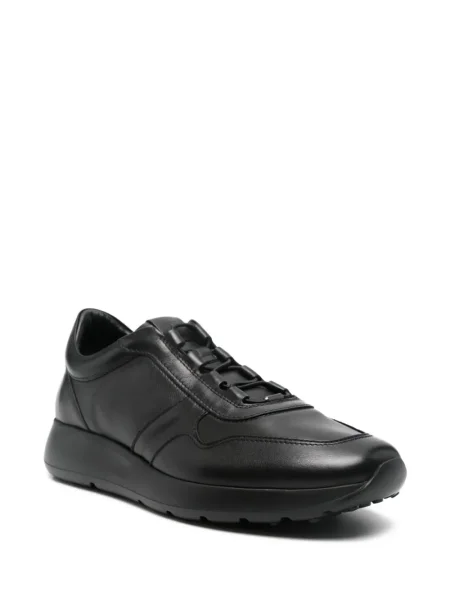Sneakerși Tod's cu șireturi din piele negru