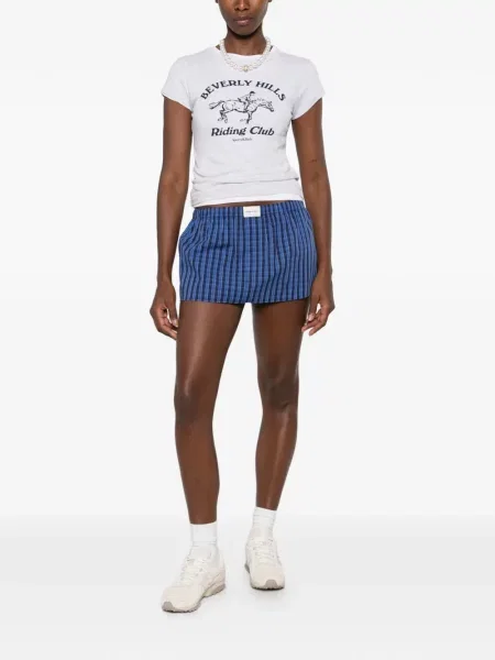 Tricou Sporty & Rich cu imagine gri