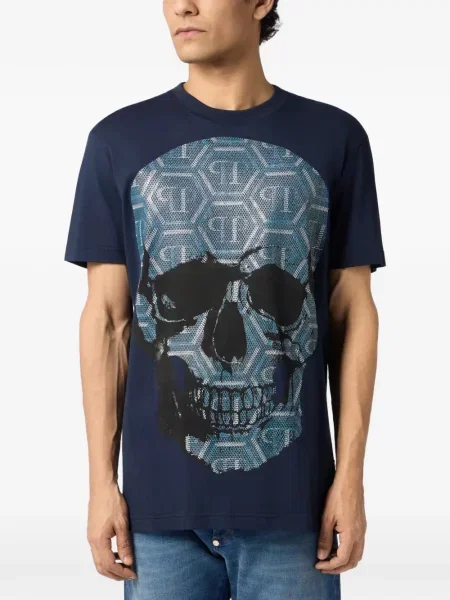 Tricou Philipp Plein albastru