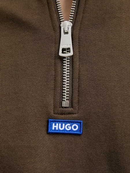 Однотонный свитер Hugo Blue черный