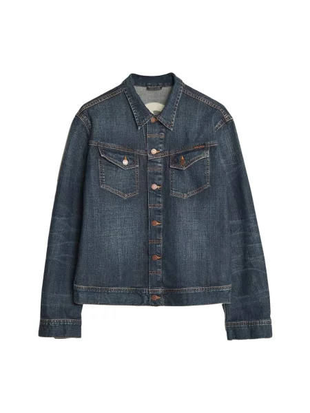 Kurtka jeansowa Nudie Jeans niebieska