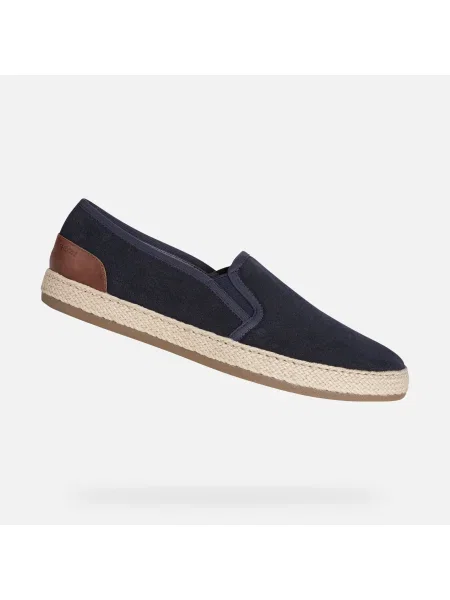 Sneakerși Geox slip-on albastru