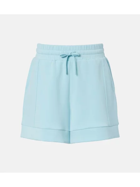 Pantaloni scurți Varley din jerseu albastru