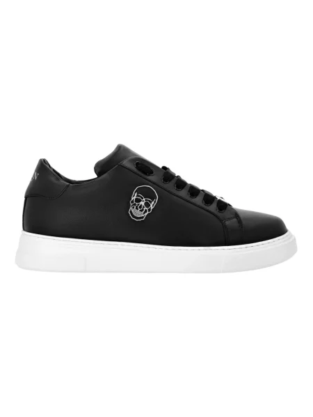Sneakersy Philipp Plein skórzane czarne
