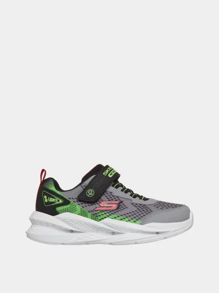 Дитячі Кросівки повсякденні Skechers SKECHERS METEOR-LIGHTS текстиль/штучна шкіра сірий