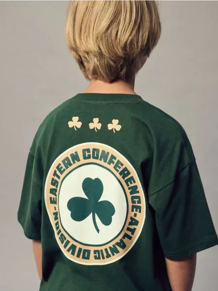 Reserved Tričko Boston Celtics NBA tmavozelená