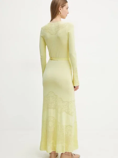 Twinset rochie galben