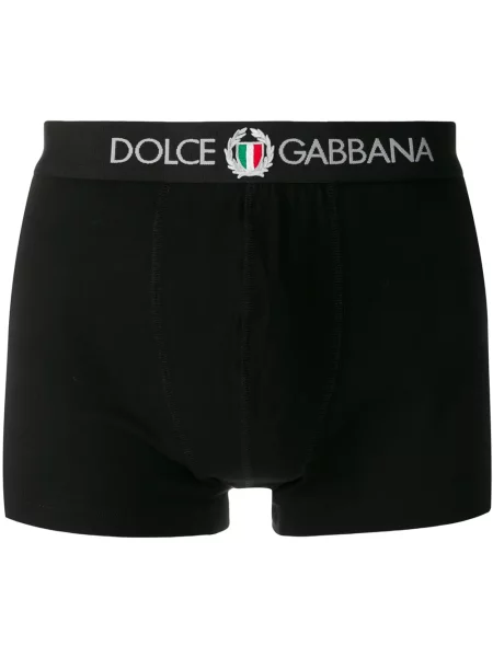 Boxeri Dolce & Gabbana cu broderie negru