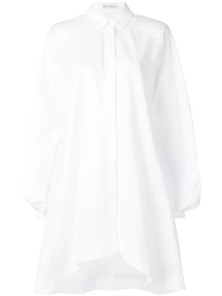 Rochie Jw Anderson cu mâneci bufante alb