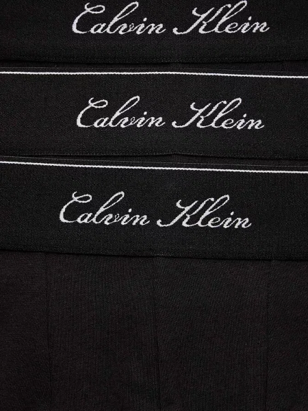 Боксеры Calvin Klein с низкой посадкой черные
