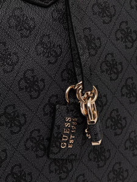 Кожаная сумка шоппер Guess
