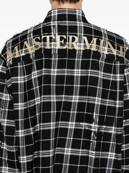 Cămașă Mastermind World cu broderie negru