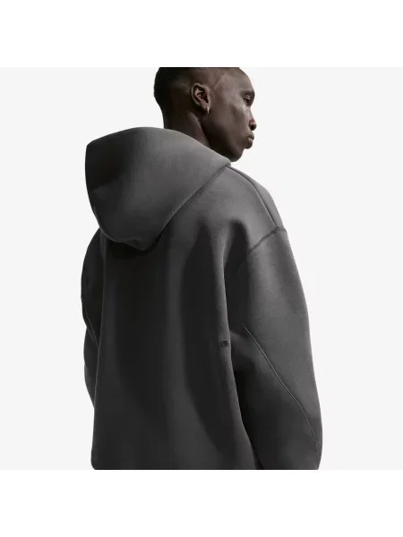 Hanorac cu glugă Nike din fleece negru