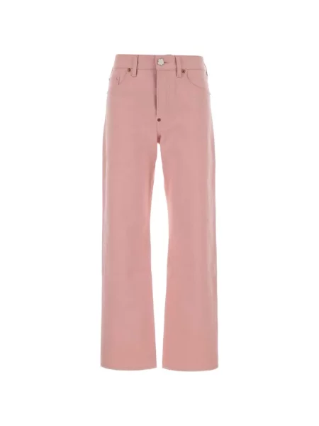 Pantaloni Kenzo cu model floral roz