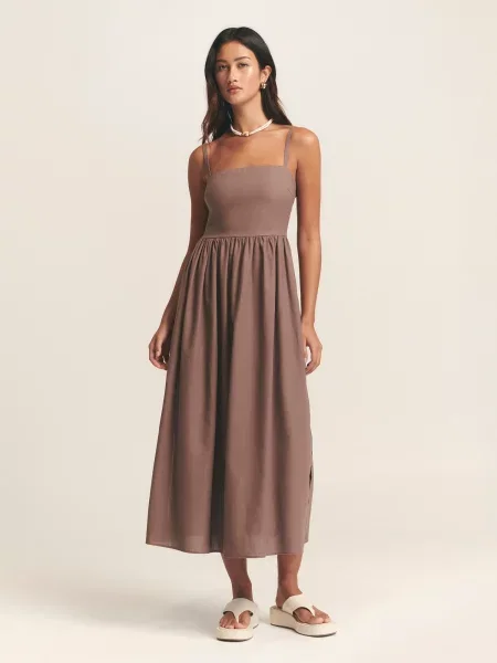 St MRLO Rochie de vară Lanah' maro