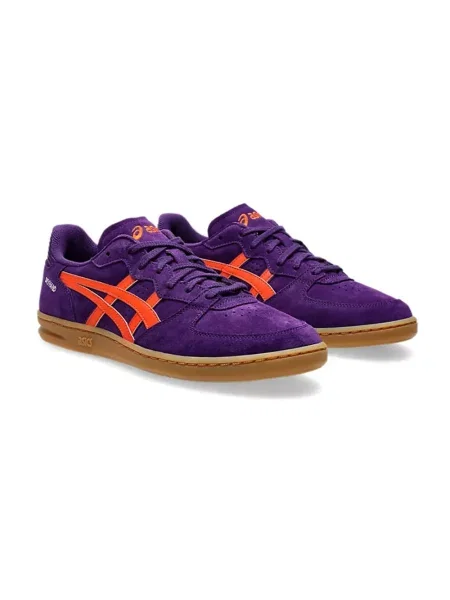 Sneakersy Asics skórzane fioletowe