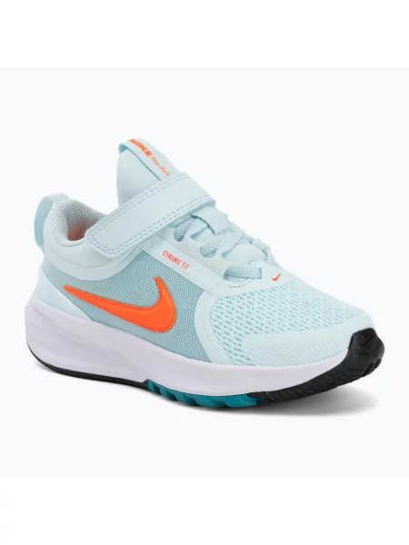 Încălțăminte pentru copii Nike Star Runner 5 glacier blue/energy/black/total orange negru