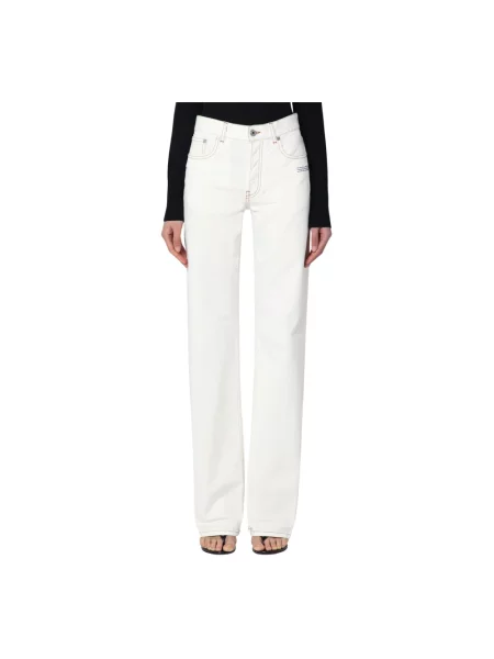Jeansy dzwony Off-white dzwony białe